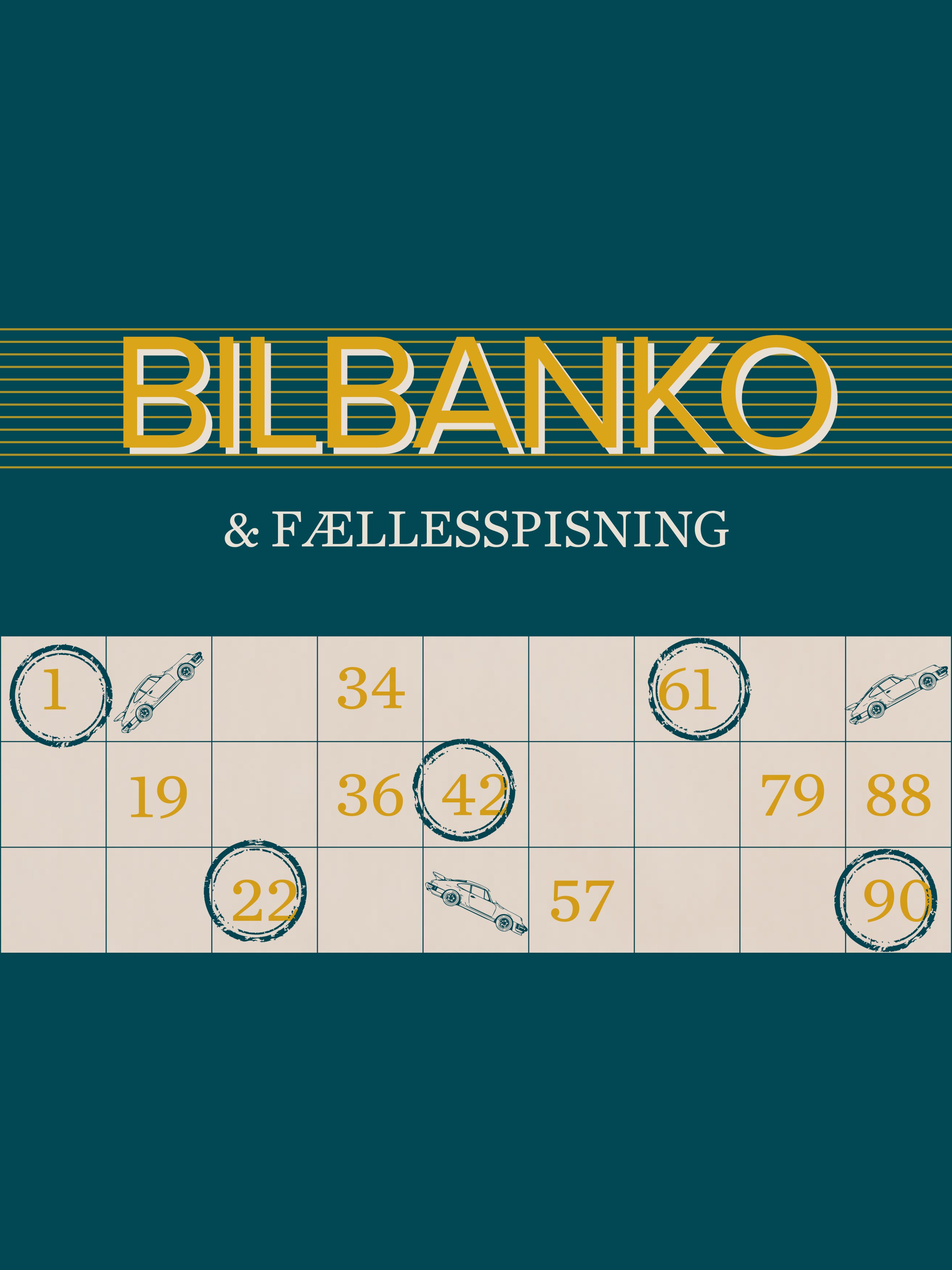 Bilbanko og fællesspisning på Classic Car House
